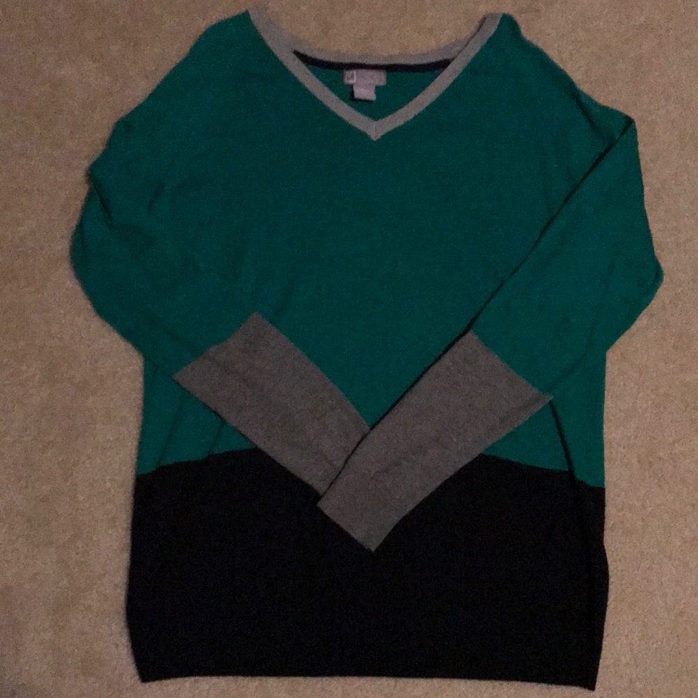 JCP Color block shirt